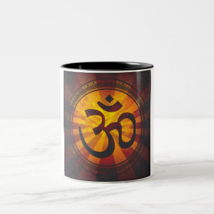 Tasse 2 Couleurs Copie vintage de symbole de l'OM