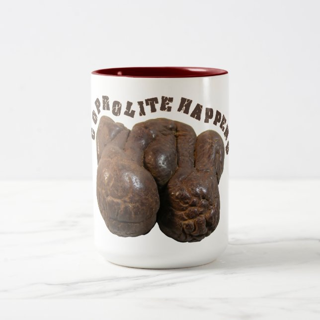 Tasse 2 Couleurs Coprolite arrive Dinosaur (Centre)