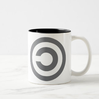 Tasse 2 Couleurs Copyleft - l'information veut être libre