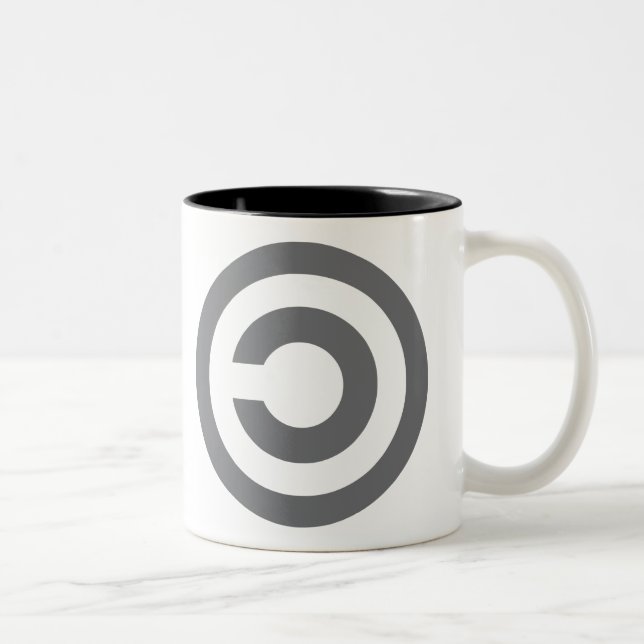 Tasse 2 Couleurs Copyleft - l'information veut être libre (Droit)