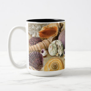 Tasse 2 Couleurs Coques de mer sur la plage