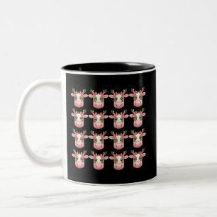Tasse 2 Couleurs Coquette de Noël Vache des Highlands Occidentale N