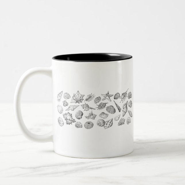 Tasse 2 Couleurs Coquillages (Gauche)