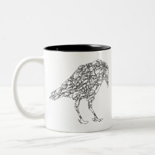 Tasse 2 Couleurs Corbeau