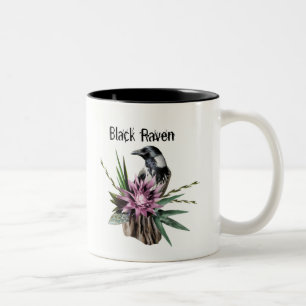 Tasse 2 Couleurs Corbeau noir