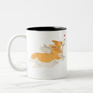 Tasse 2 Couleurs Corgi d'ange