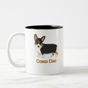 Tasse 2 Couleurs Corgi papa