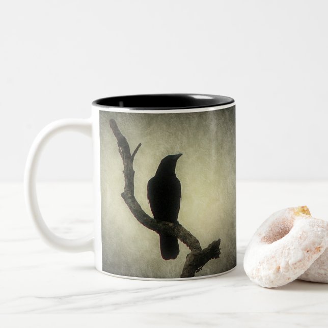 Tasse 2 Couleurs Corneille (Avec donut)