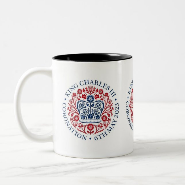 Tasse 2 Couleurs Coronation du roi Charles III (Gauche)