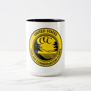 Tasse 2 Couleurs Corps civils ccc de conservation commémoratifs
