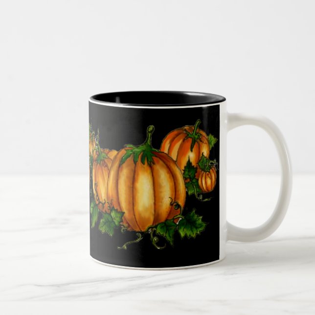 Tasse 2 Couleurs CORRECTION de CITROUILLE par SHARON SHARPE (Droit)