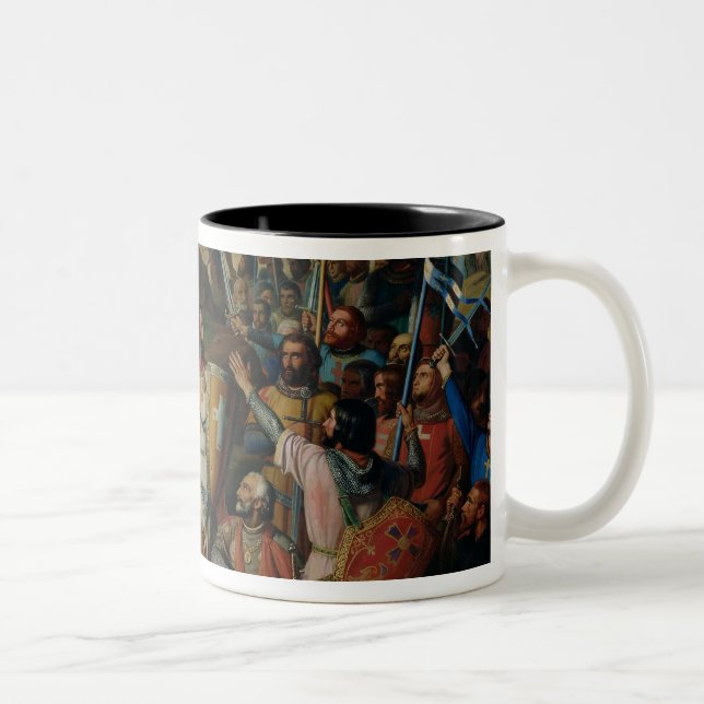 Tasse 2 Couleurs Cortège des croisés autour de Jérusalem (Droit)