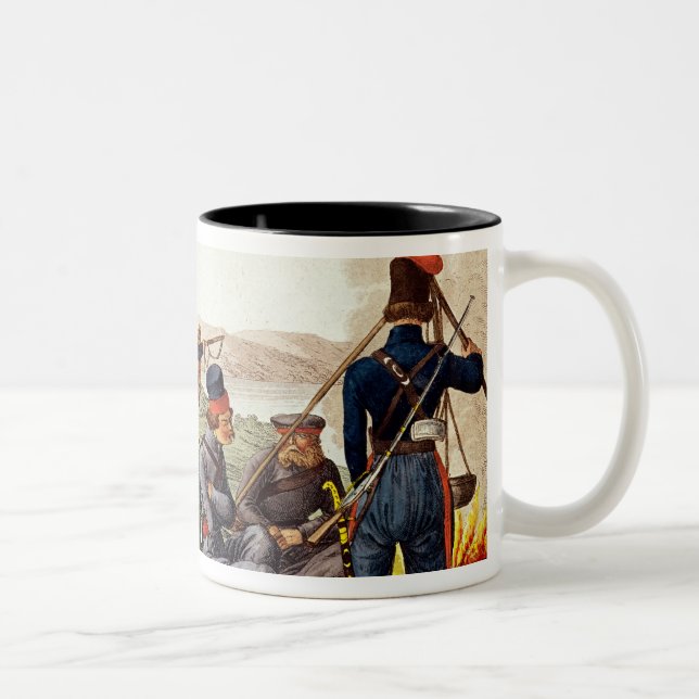 Tasse 2 Couleurs Cosaques de Don en 1814 (Droit)