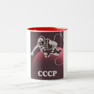 Tasse 2 Couleurs Cosmonaute de l'URSS
