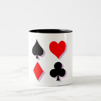 Tasse 2 Couleurs Costumes de carte