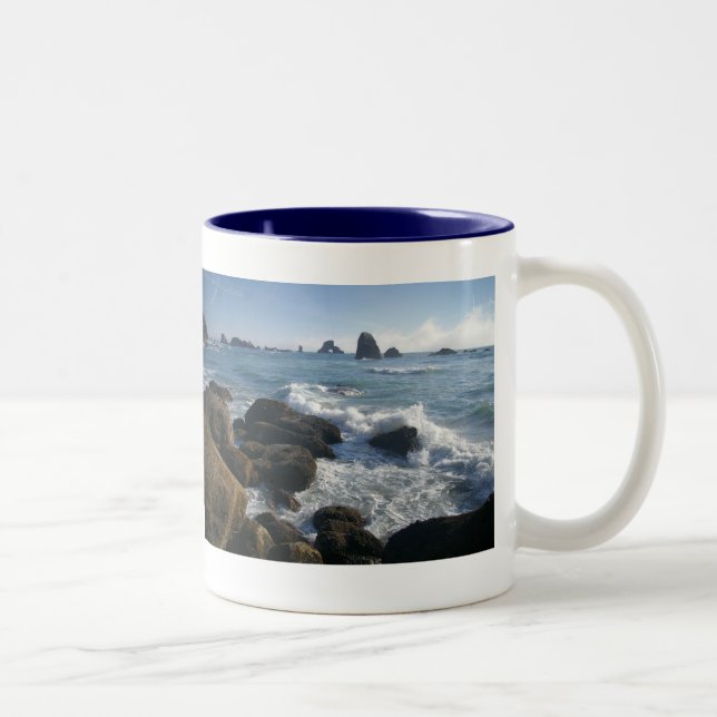 Tasse 2 Couleurs Côte de l'Orégon (Droit)