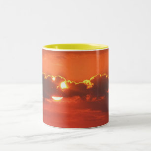 Tasse 2 Couleurs Coucher de soleil dans les nuages