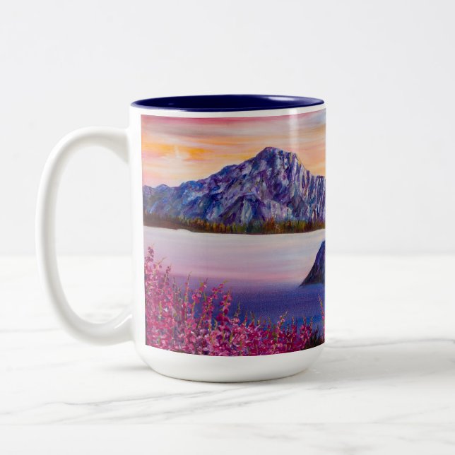 Tasse 2 Couleurs Coucher de soleil de Cotton Candy (Gauche)