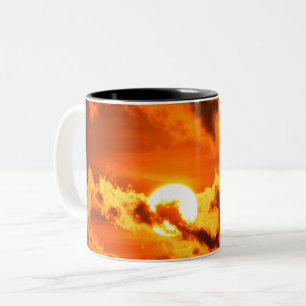 Tasse 2 Couleurs Coucher de soleil d'Orange