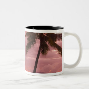 Tasse 2 Couleurs Coucher de soleil sur Moorea depuis Sofitel Maeva