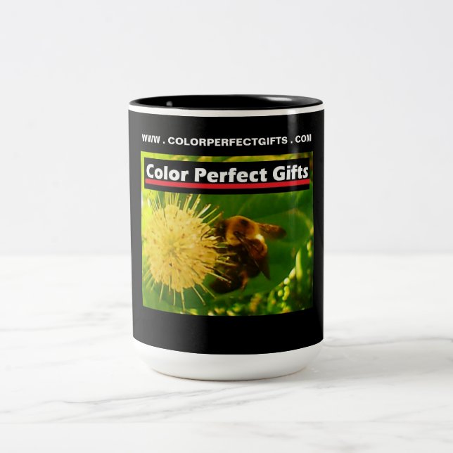 Tasse 2 Couleurs Couleur Perfect Cadeaux Publicité Bumblebee Nectar (Centre)