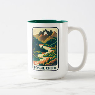 Tasse 2 Couleurs Couleurs de Fossil Creek Arizona