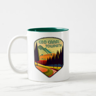 Tasse 2 Couleurs Couleurs du chemin de fer du canal C&O