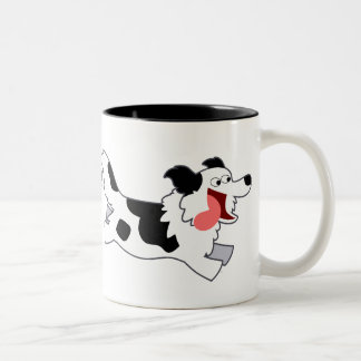 Tasse 2 Couleurs Coup De Dessin Coup De Cochon Couteau