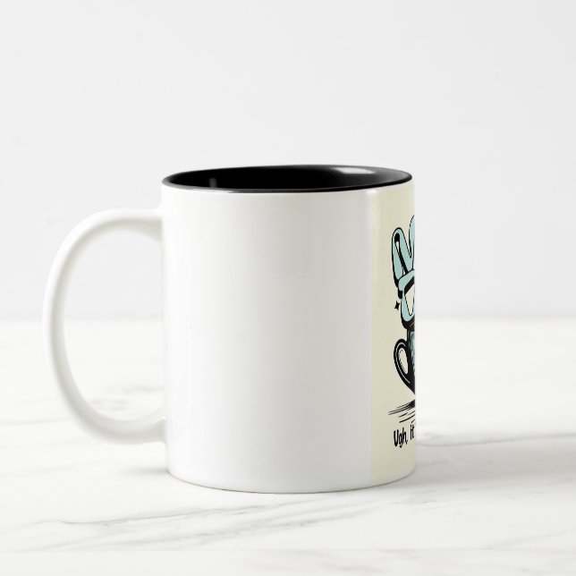Tasse 2 Couleurs Coupe (Gauche)