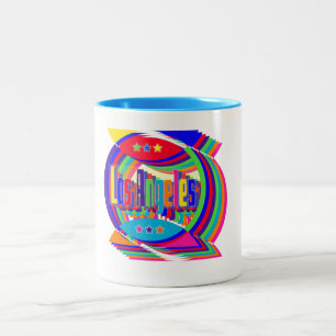 Tasse 2 Couleurs Coupe Combo 2 de Los Angeles Color