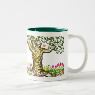 Tasse 2 Couleurs coupe d'arbre