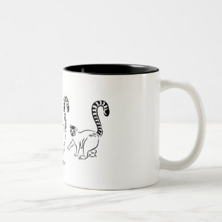 Tasse 2 Couleurs Coupe de café Lemur