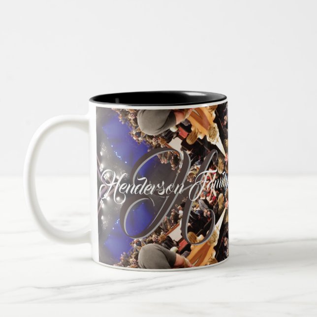 Tasse 2 Couleurs Coupe de café personnalisée (Gauche)