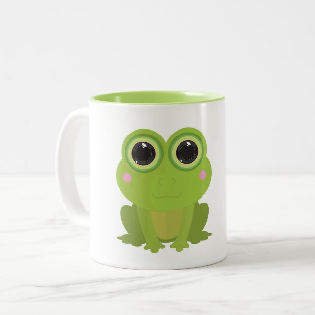 Tasse 2 Couleurs Coupe de grenouille (Devant gauche)