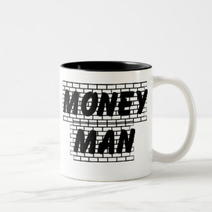Tasse 2 Couleurs Coupe de l'homme d'argent