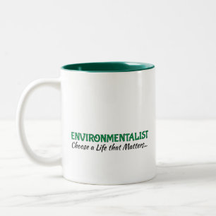 Tasse 2 Couleurs Coupe du café : écologiste