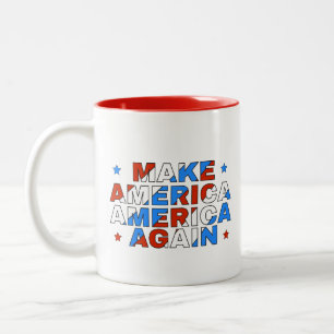 Tasse 2 Couleurs Coupe du Café : Rendre l'Amérique à l'Amérique