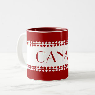 Tasse 2 Couleurs Coupe du Canada de café-souvenir Coupe du Canada s