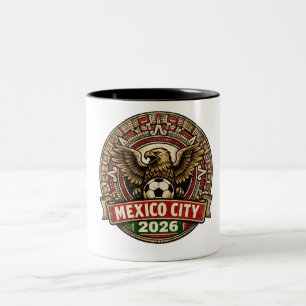Tasse 2 Couleurs Coupe du Monde 2026 Ville Hôte Mexico City Vintage
