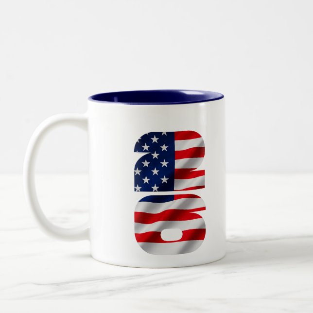 Tasse 2 Couleurs Coupe du Monde USA 2026 (Gauche)