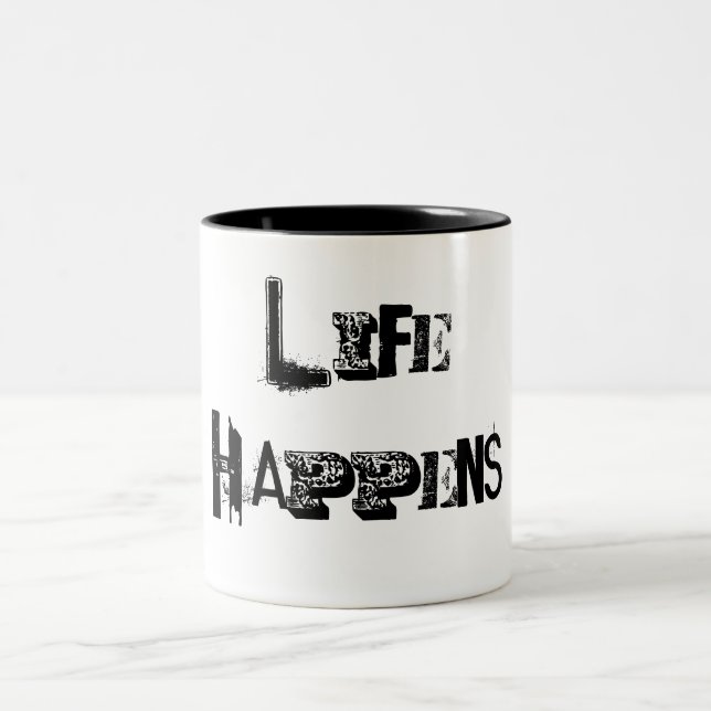 Tasse 2 Couleurs Coupe "Life Happs" (Centre)