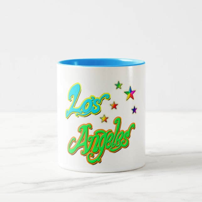 Tasse 2 Couleurs Coupe "Los Angeles Star 2" (Centre)