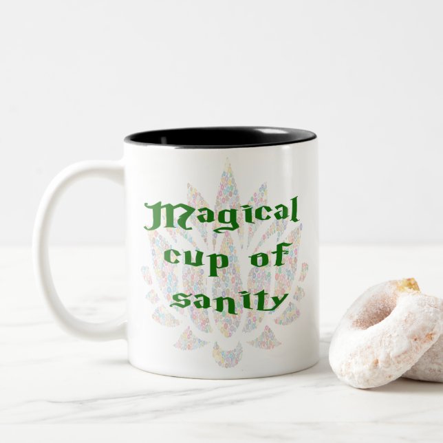 Tasse 2 Couleurs Coupe magique de Sanity (Avec donut)