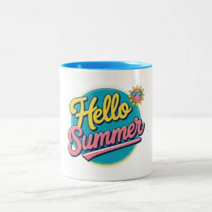 Tasse 2 Couleurs Coupe Sunshine Lumineuse et Colorée