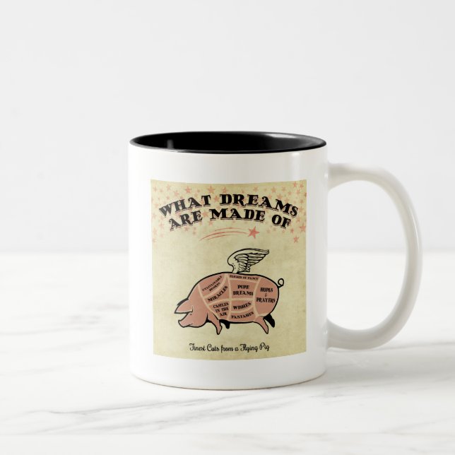 TASSE 2 COULEURS COUPES DE PIG VOLANT (Droit)