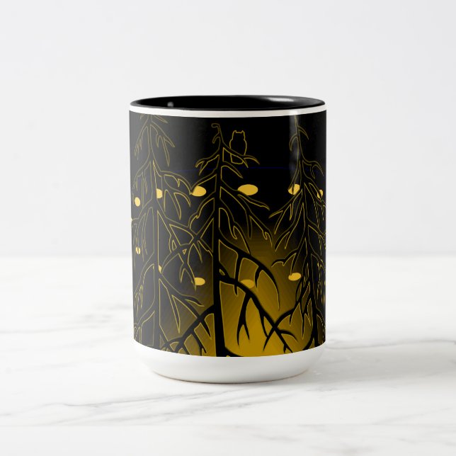 Tasse 2 Couleurs Coupes OVNI Cool Coupes OVNI Coupes OVNI Cadeaux O (Centre)