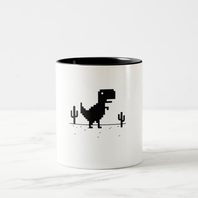 Tasse 2 Couleurs Coureur T-Rex  (Centre)