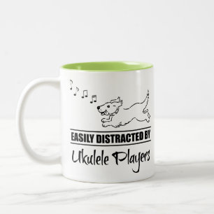 Tasse 2 Couleurs Courir un chien facilement distrait par les joueur