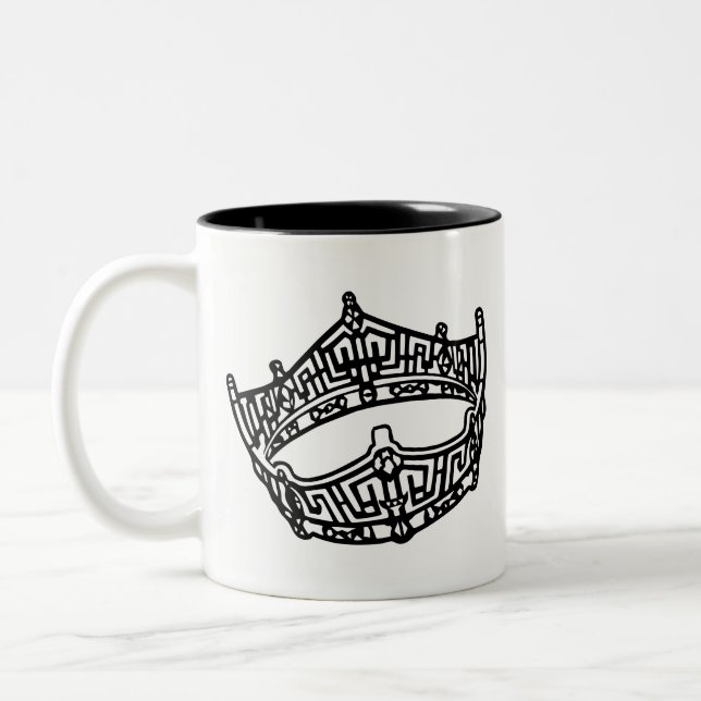 Tasse 2 Couleurs Couronne de reines de beauté (Gauche)