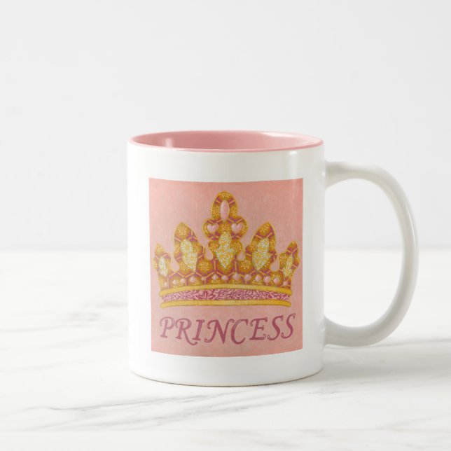 Tasse 2 Couleurs Couronne princesse juive par Chariklia Zaris (Droit)